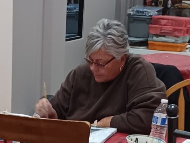 adult doing activity