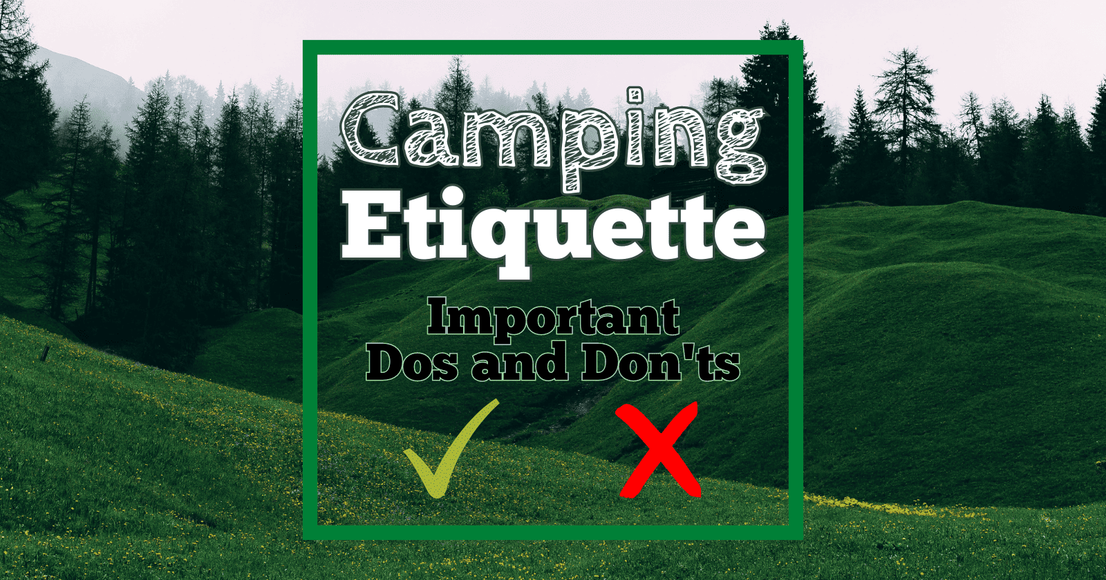 RV Park Etiquette Do’s and Don’ts RV Resort Etiquette: Do's and Don'ts